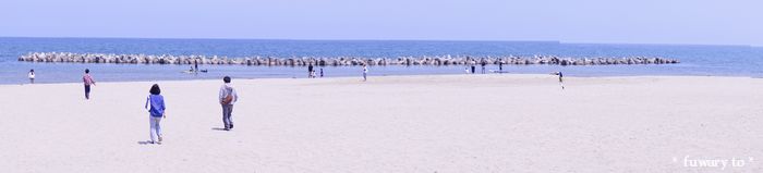 青い海・白い砂浜