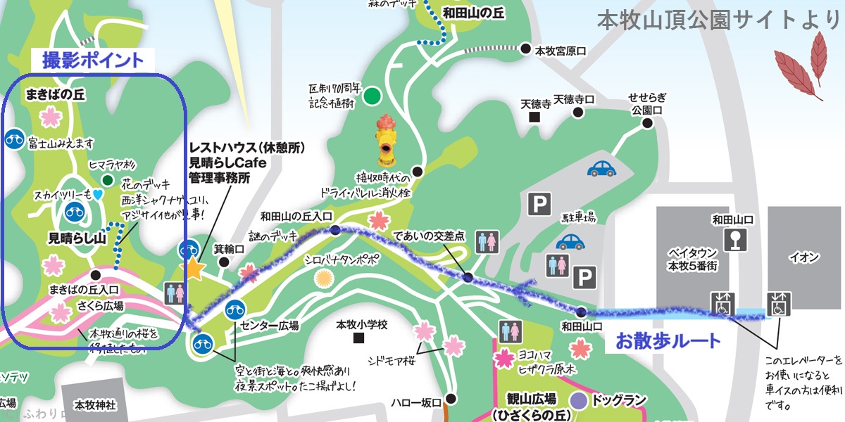 お散歩ルートと撮影ポイント☆